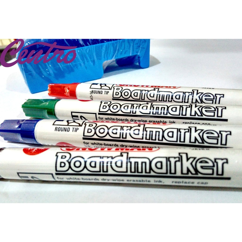 

Snowman BG-12 Boardmarker Round Tip Spidol Papan Tulis Whiteboard Board Marker