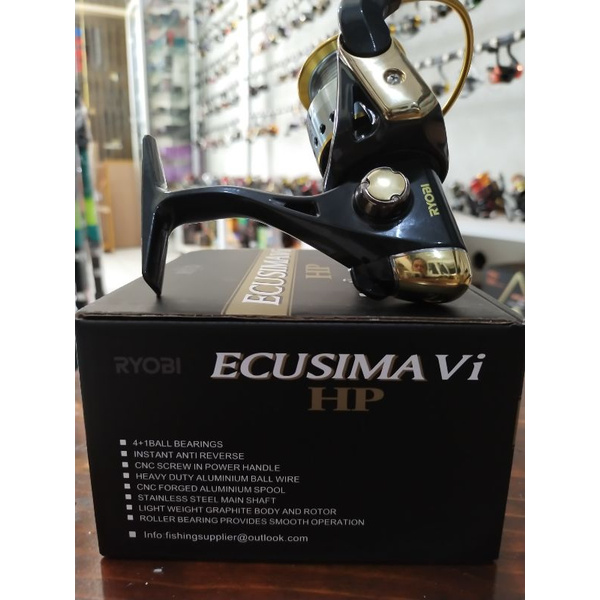 reel ryobi ecusima Vi 2000 power handle