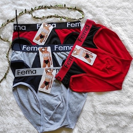 Celana Dalam Pria Dewasa Sexy Fema Boxer Ban Murah Bahan Katun Halus CD Sempak Celana Dalem Pria COD