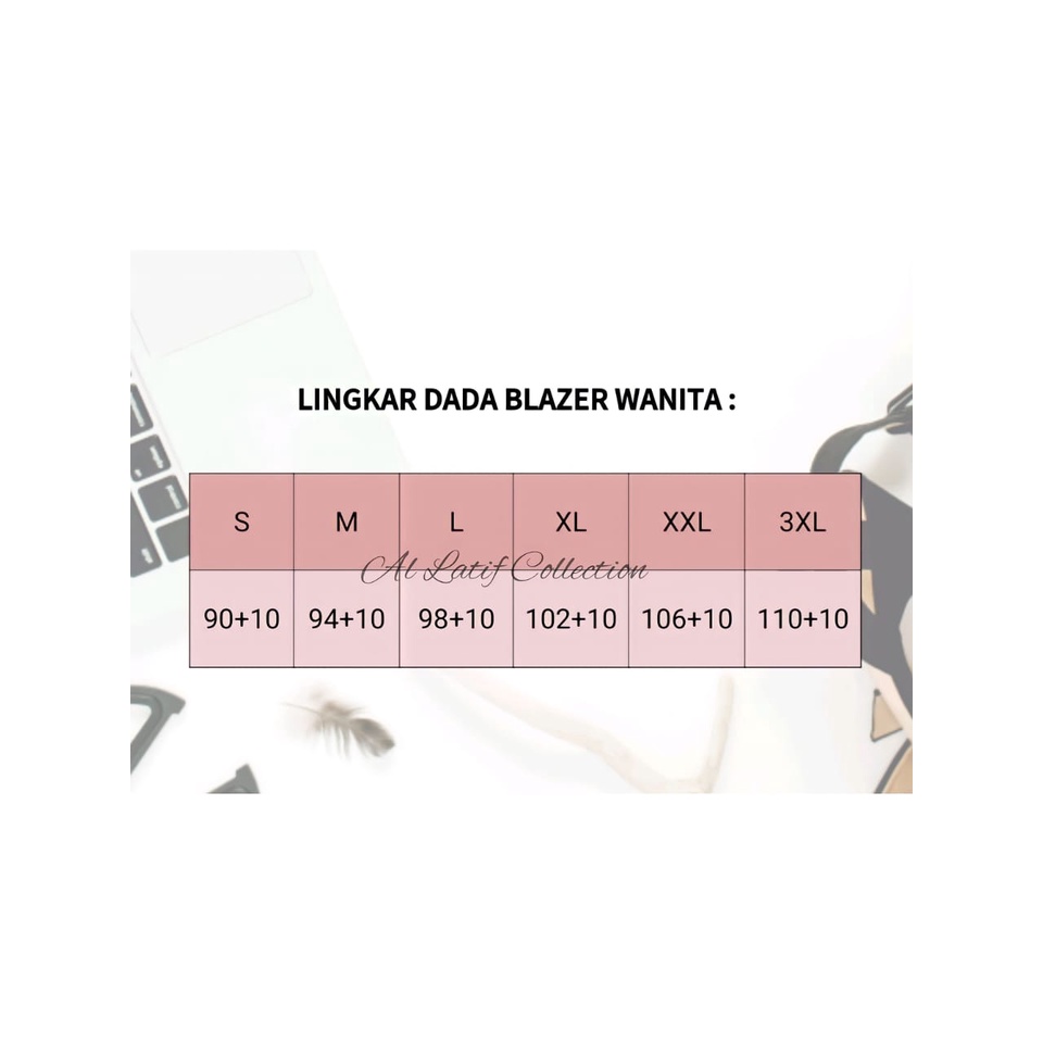 Pola instan /pola jiplak jaz atau blazer wanita