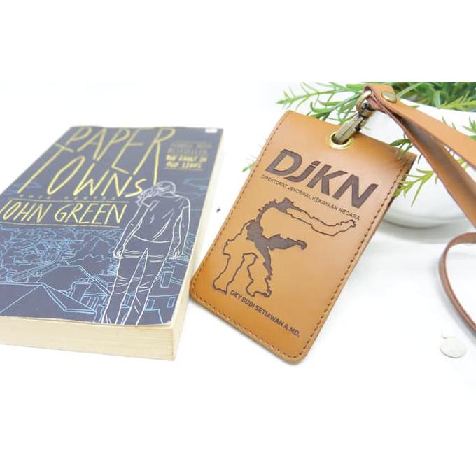 

HOT SALE ID Card Holder 2 Slot Magnet Lipat Customized Faux Leather Terlaris - CARAMEL Terjamin