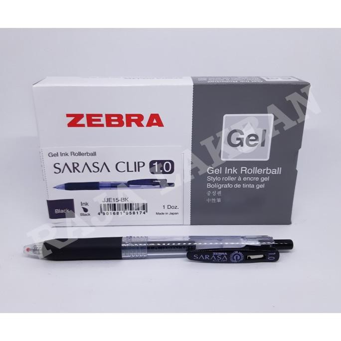 

Big Sale Pulpen ZEBRA Sarasa 1.0 Black / Hitam / Blue / Biru Big Sale