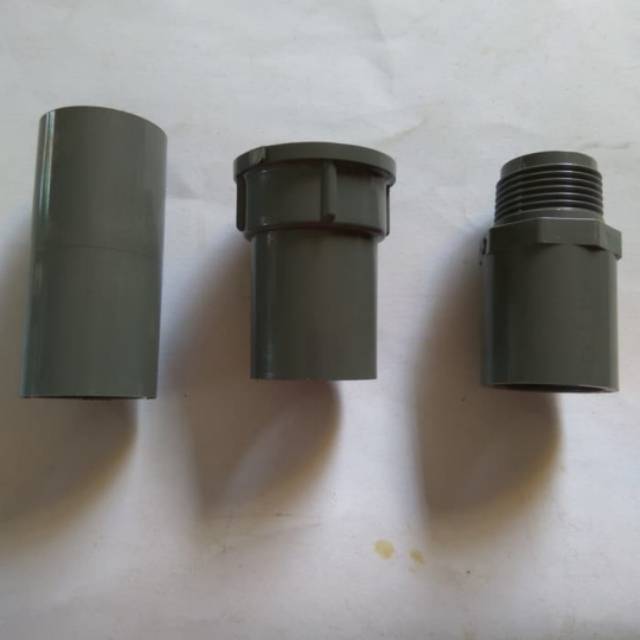 Sok Polos Drat Dalam Luar Rucika 1" / Sambungan Pipa Sok Drat 1"