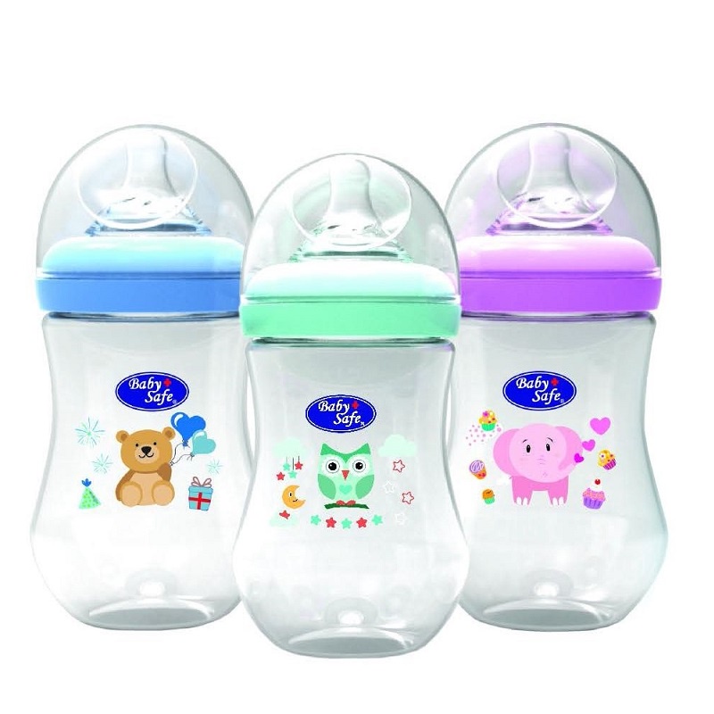 Baby Safe Botol Susu Wide Neck 250 ml WN05