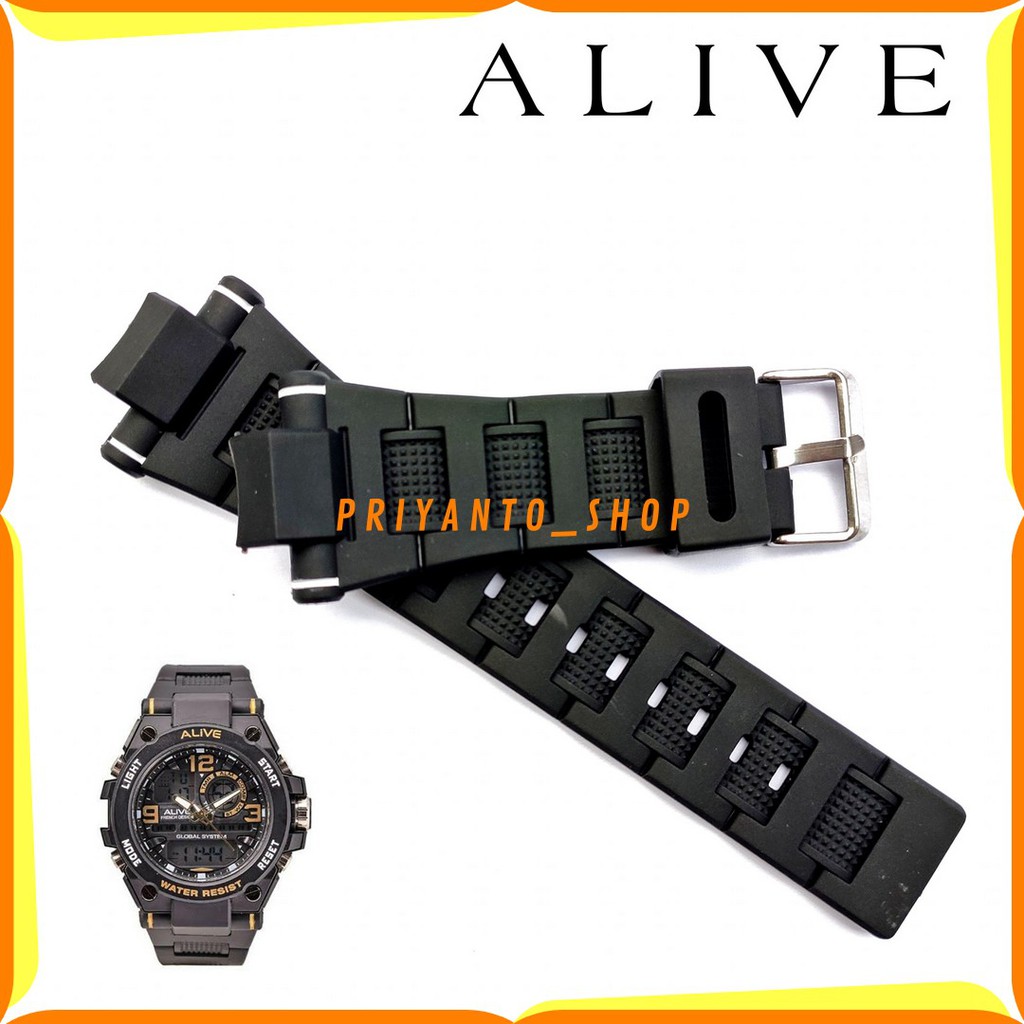 STRAP TALI JAM TANGAN SOPHIE PARIS ALIVE ADRIEN ORIGINAL RUBBER WATCH