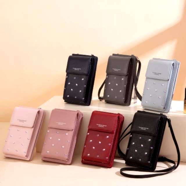 Tas wanita tempat Hp christine mini bag jimshoney import