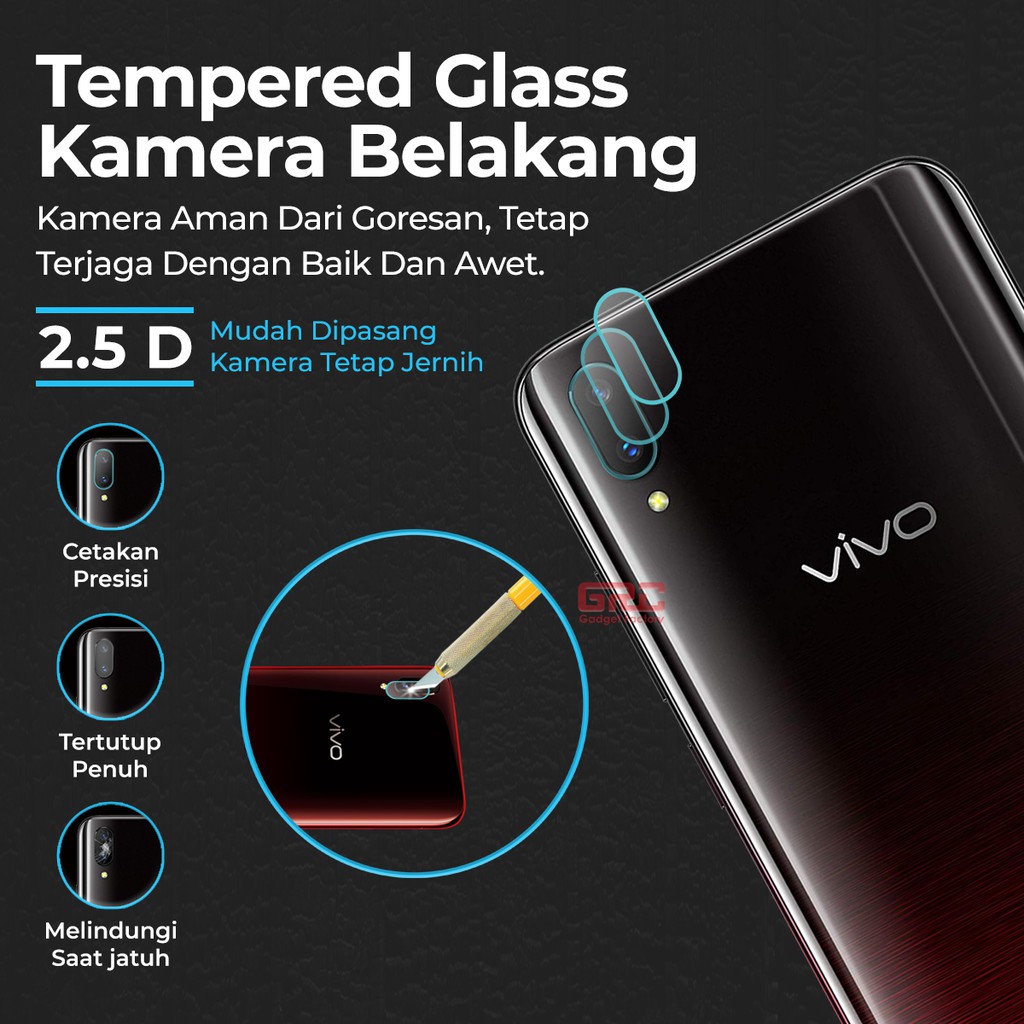 Tempered Glass VIVO V11 HOGO Full Cover Anti Gores Kaca