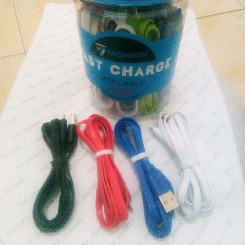 Kabel Data Micro 2.4A Quick Charger USB V8 Charge Fast Charging