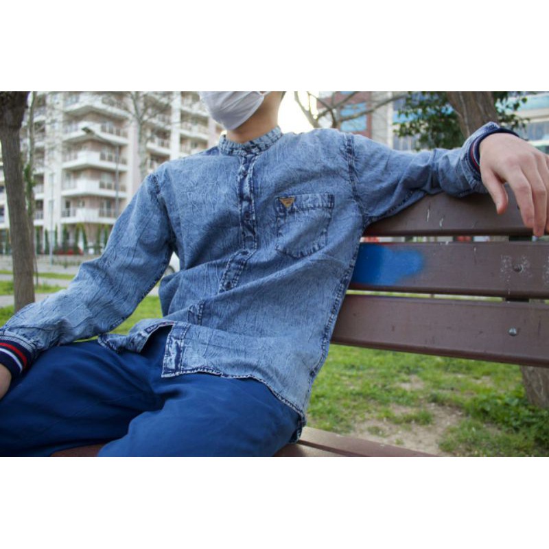 KEMEJA BOMBER JEANS BALOFA