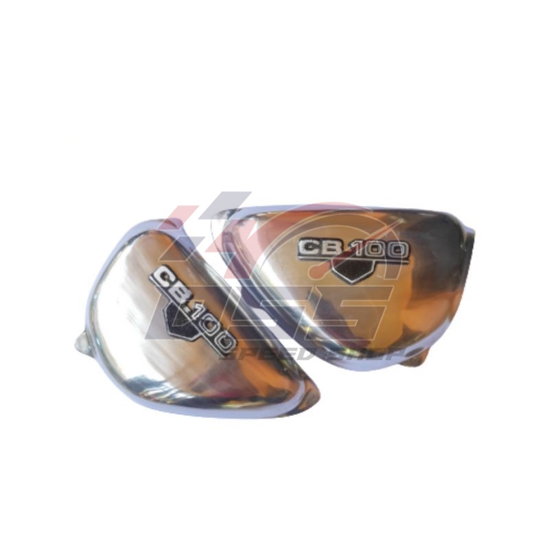 Tutup box, tutup aki, tempong, tepong, cover accu honda CB100 Alumunium DSS