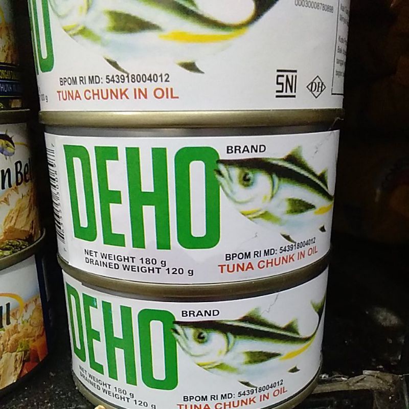 deho ikan tuna dalam minyak