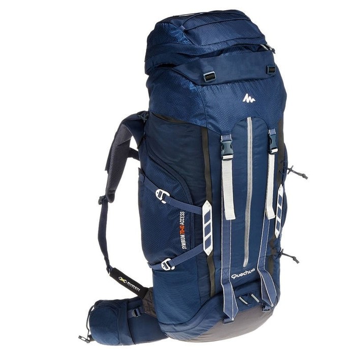 QUECHUA Tas Gunung 70L / Carrier Dark Blue 100% ORI DECATHLON