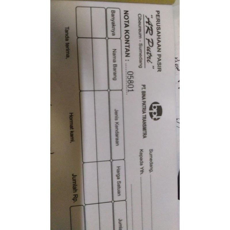 

tambahan nomerator