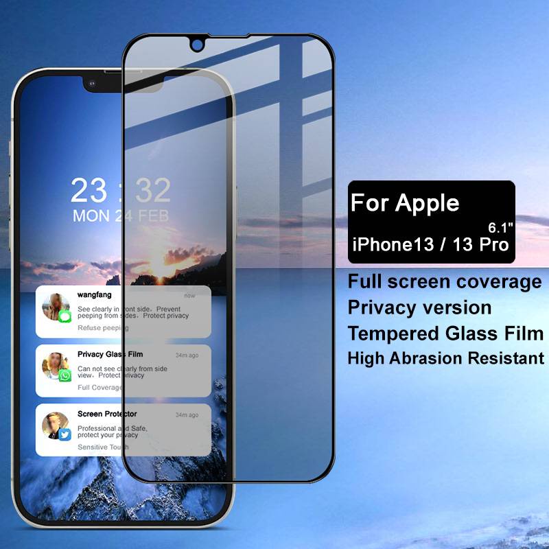 Privacy Protecty For iPhone 13 Pro Max mini Tempered Glass For iPhone 12 Pro Max Mini Full Coverage Anti Glare