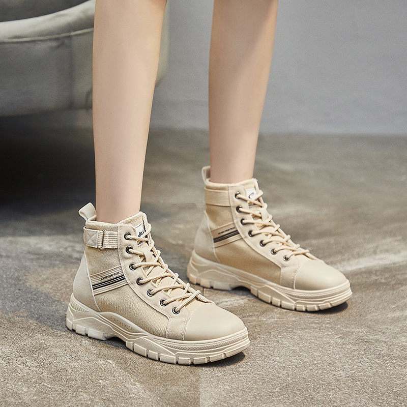 [DENDEN.ID] Sepatu Boots Wanita Tinggi Fashion Korea Import DD1029-3