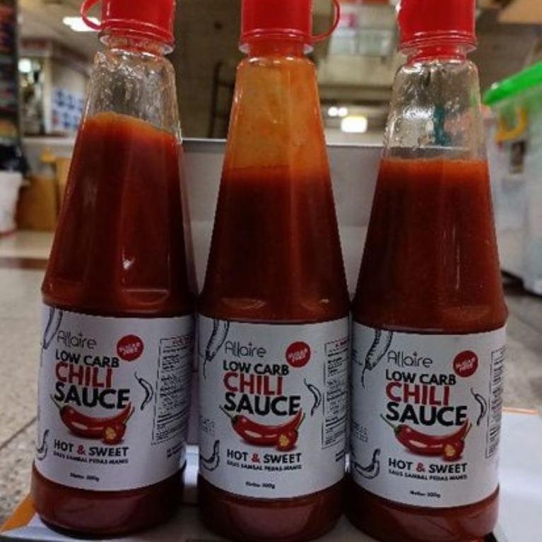 

ASG Keto Chili Sauce Hot & Sweet 300gr Sugar Free➥☢ (Seller)Model terbaru ➥