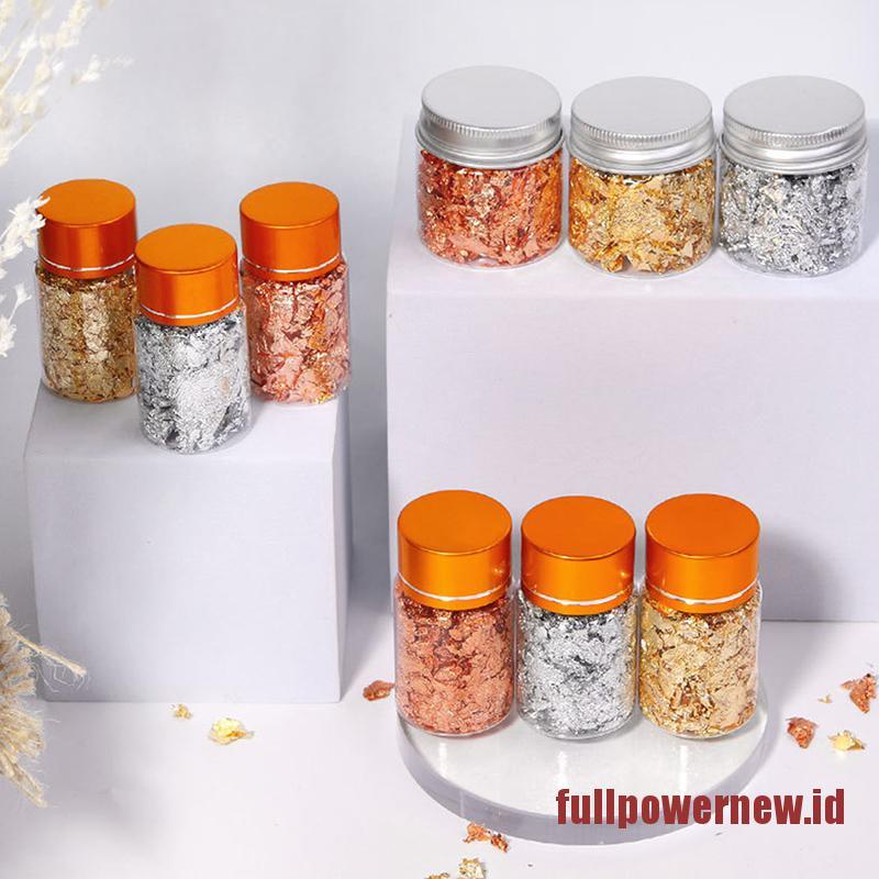 【COD】3PCS Gold Foil Flakes For Resin Imitation Gold Foil For Nails Painting Crafts