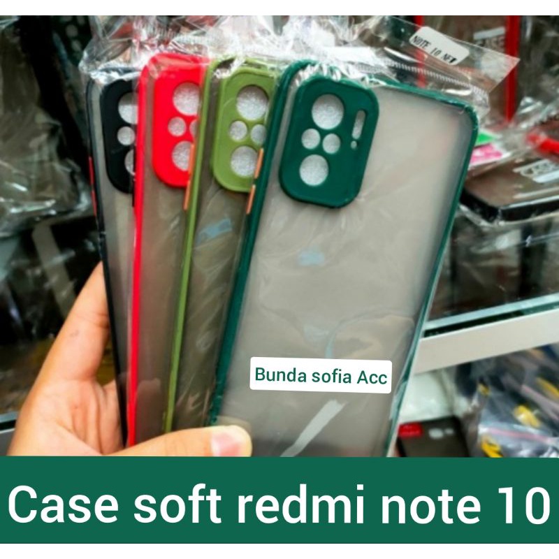 SLIKON/case soft casing tipe redmi note 10 my choice case