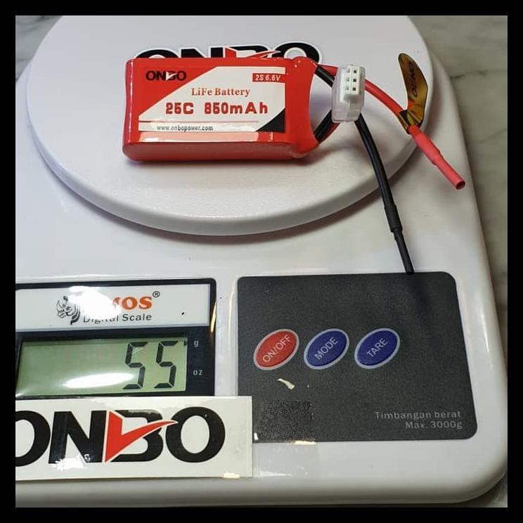 Life Battery 2S 6.6V 850Mah 25C Onbo Power