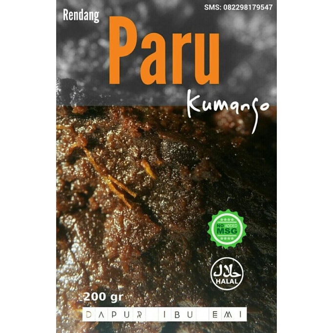

[COD] Rendang Paru Kumango [COD]