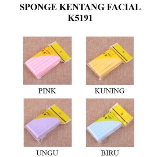 ENZ ® Sponge Kentang Facial / Spons Facial Stick / Spons Cuci Muka / Spons Special Pembersih Muka / Compressed Sponge Facial 1104