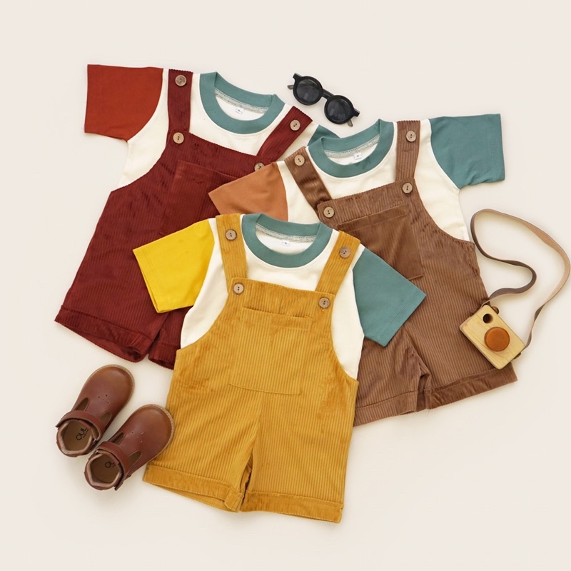 RACHIDKIDS / OVERALL ANAK LUCU / OVERALL SET ANAK / HIROKI OVERALL SET