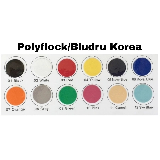 Polyflex Flock Bludru  Korea Polyflex Bludru  Polyflock 