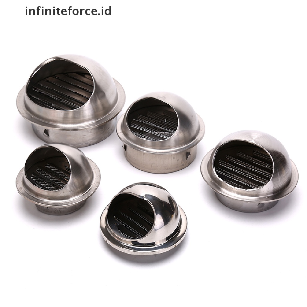 1 Pc Ventilasi Udara Bahan Stainless Steel Untuk Dinding Langit-Langit