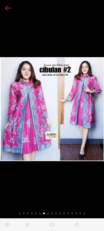 Batik Tunik Maisca Santika