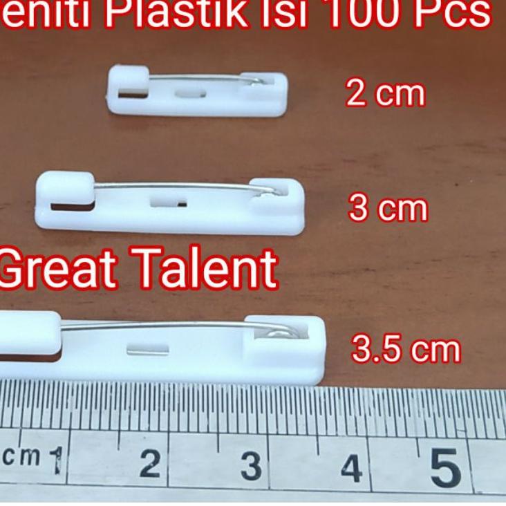 

Special Price 100 pcs PENITI PLASTIK - Peniti Papan Nama Dada - Peniti Nametag - Peniti Name Tag - Great Talent