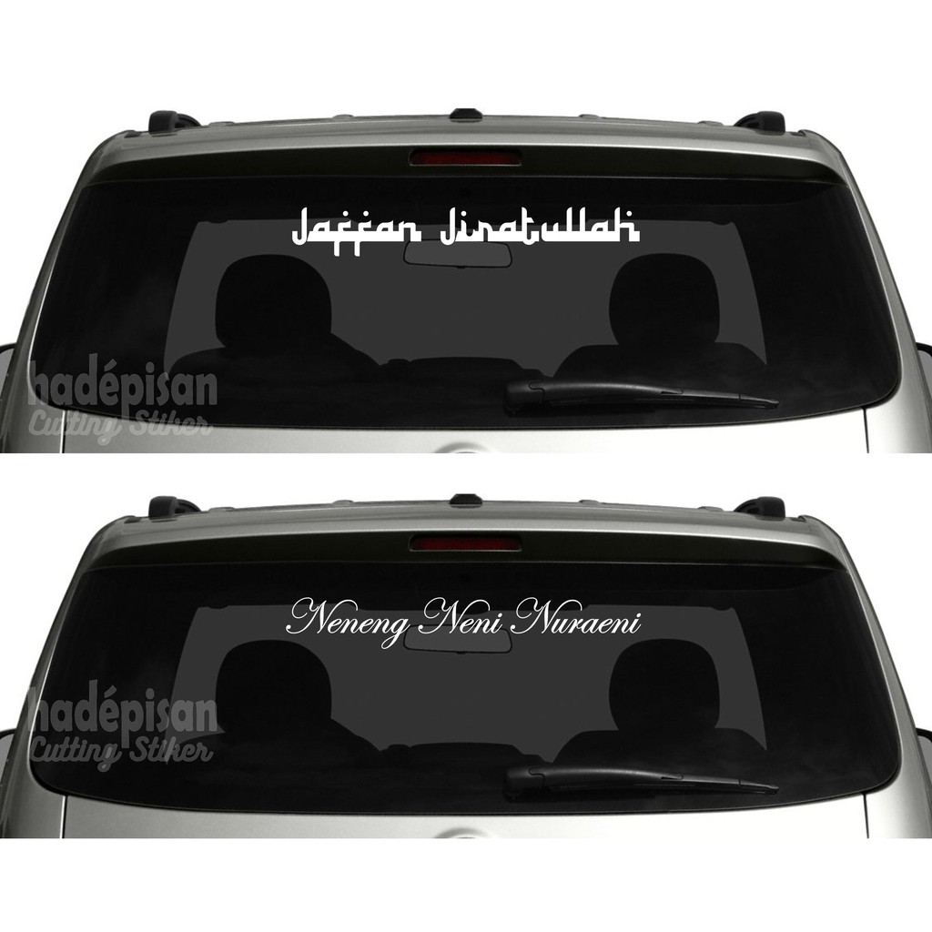 Stiker Mobil Cutting Sticker Body Dan Kaca Mobil NAMA Custom