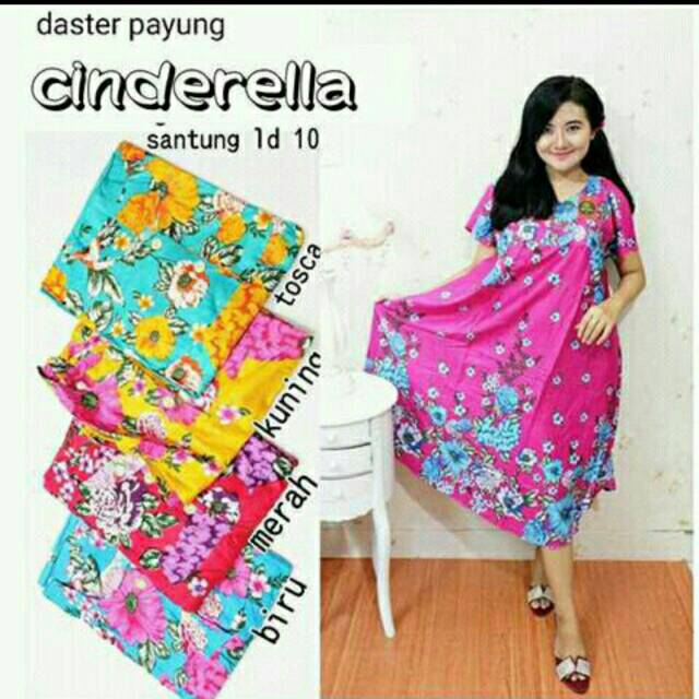  Daster  payung cinderella grosir baju  tidur daster  murah  