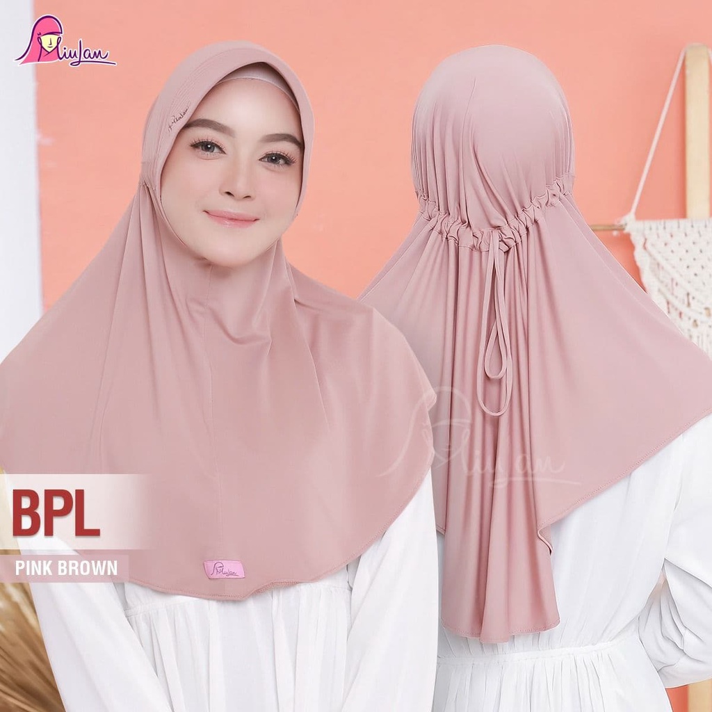 Hijab Miulan Serut Instan BPL L Seri 2 By Miulan Hijab Matt Jersey