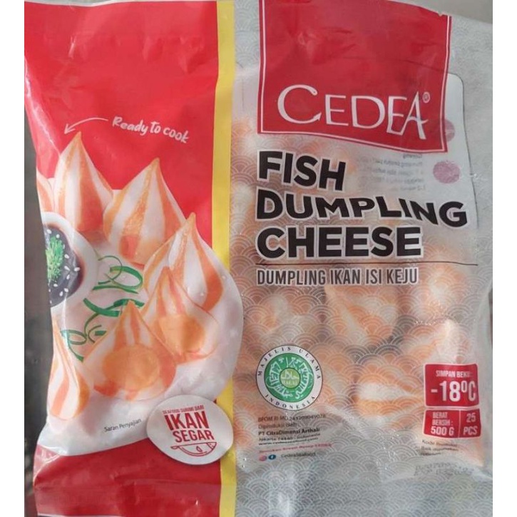 

cedea fish dumpling cheese