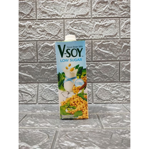 

Susu Kedelai Original V-Soy Soya Bean Milk Low Sugar 1L