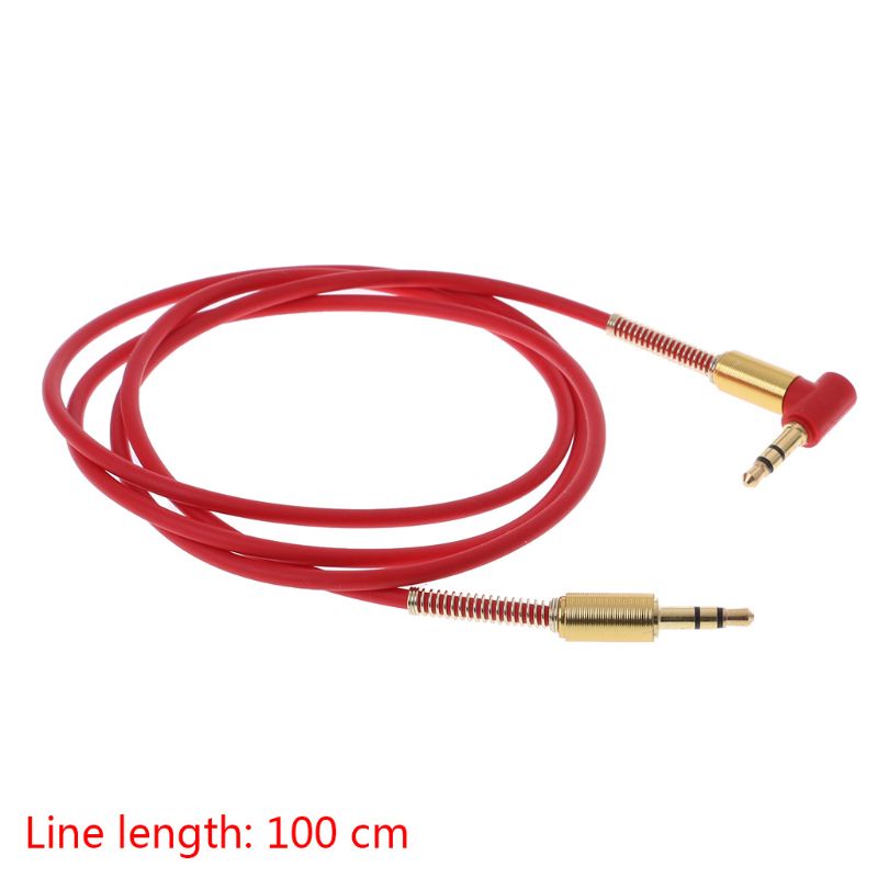 Sun Kabel Extension Aux 3.5mm Male Ke Male Sudut Kanan Untuk Headphone