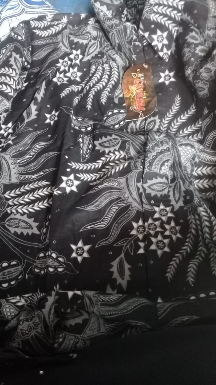 New Arrival Distro Batik Pria Bordir Sogan Hrb026 Batikaf Notoarto Batik Ipnu-ippnu Hem Pria Bel