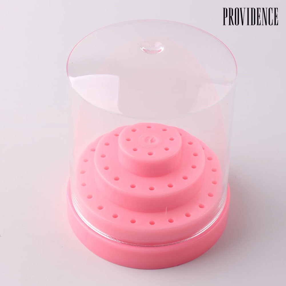 Providence Rak Stand Display Mata Bor Kikir Kuku 48 Lubang Portable Untuk Nail Art