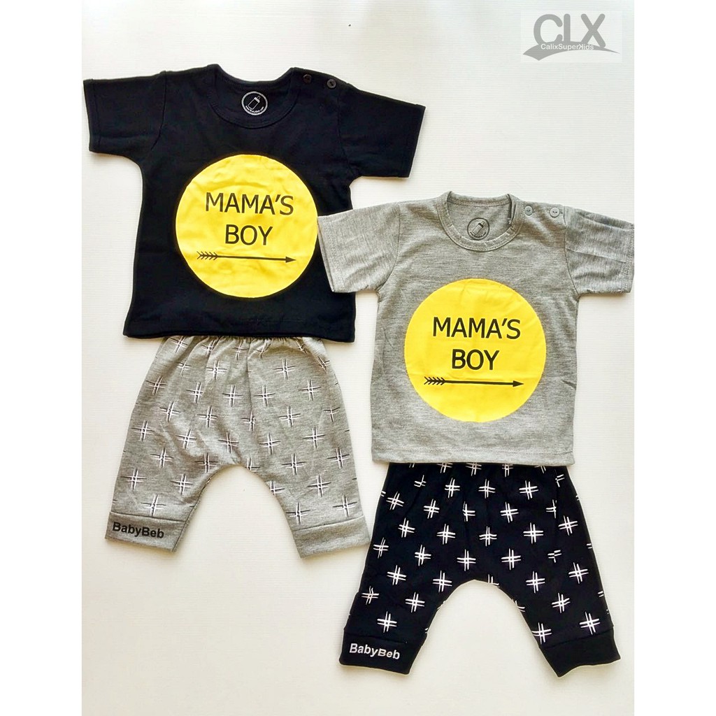 Setelan Baby MamaBoy 1-2thn Baju Anak Murah Baju Tidur Anak All size