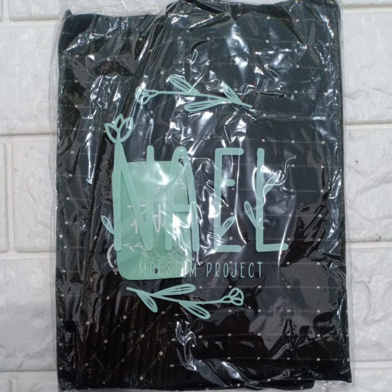 JILBAB INSTAN PAD AYRIN ALLINE OVAL POLOS-Hijau Army