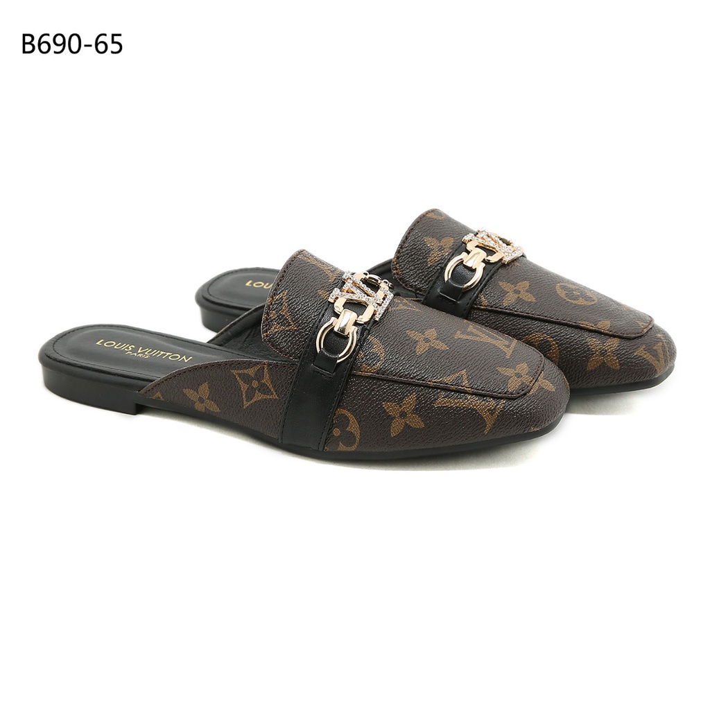 Logo Loafer Mule #B690-65