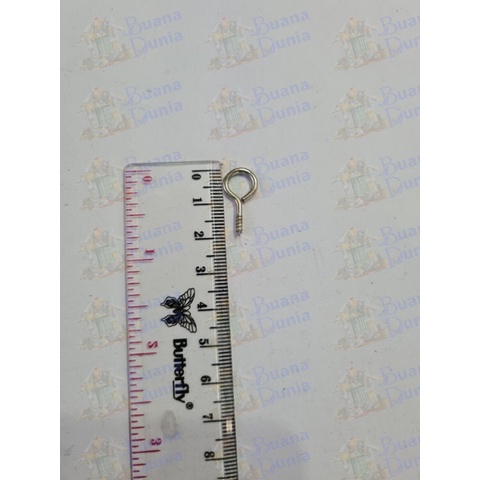 Kapstok Tutup No 2 Pjg 2cm | Sekrup Gantung | Skrup Hook | Screw Eyes