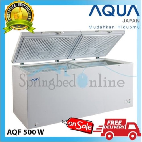 CHEST FREEZER AQUA AQF-500 LEMARI PENDINGIN GARANSI RESMI