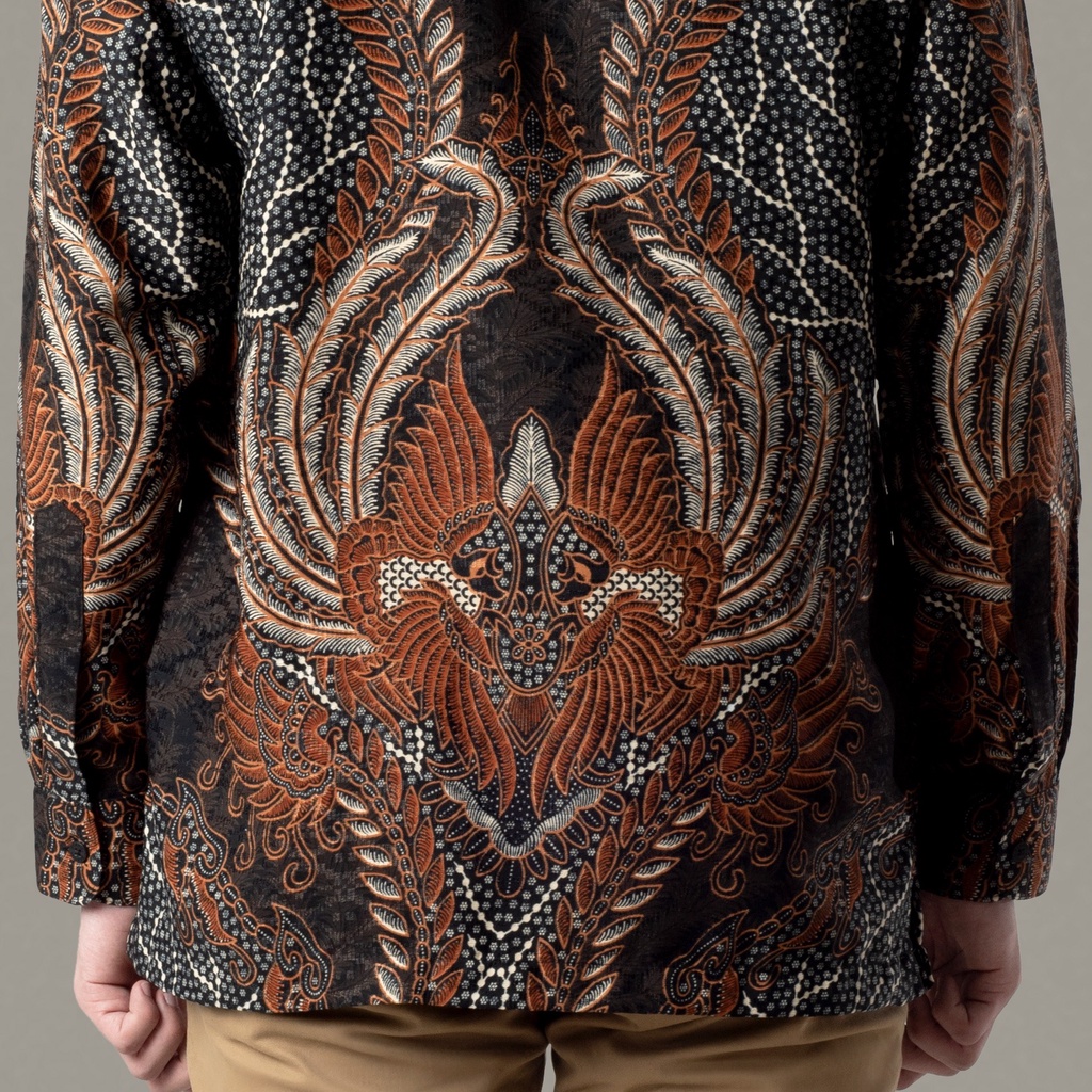 Benhill Kemeja Pria Flanel Lengan Panjang  Coklat Motif 29280