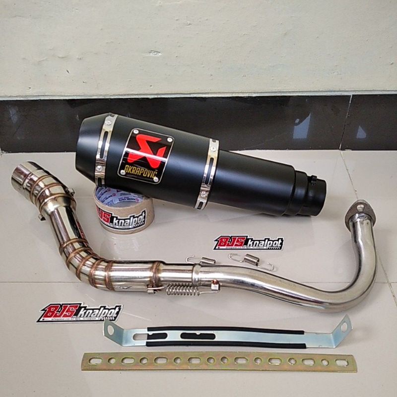 Knalpot akrapovic Nmax Aerox 155 Vario Beat street Scoopy new Xride mio soul Adv pcx Genio-Doff -vario 125 old