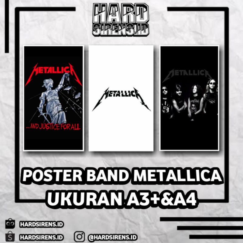 Poster Metallica Poster band Metallica Poster band metal Poster band Trash Metal