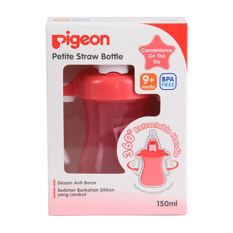 Pigeon Petite Straw Bottle // Botol Minum Bayi