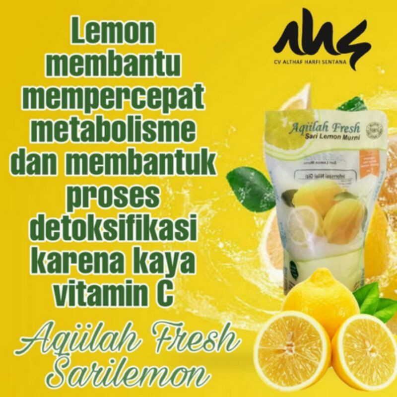 

Aqiilah Fresh Sari Lemon Murni Pounch 250 ml