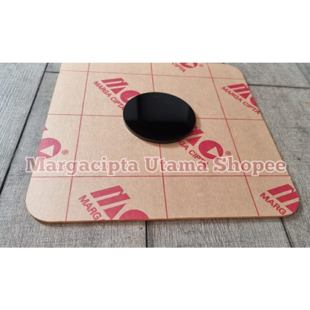 Premium Acrylic Hitam Solid 3mm Diameter 64cm Akrilik Laser Cutting Bulat Potongan