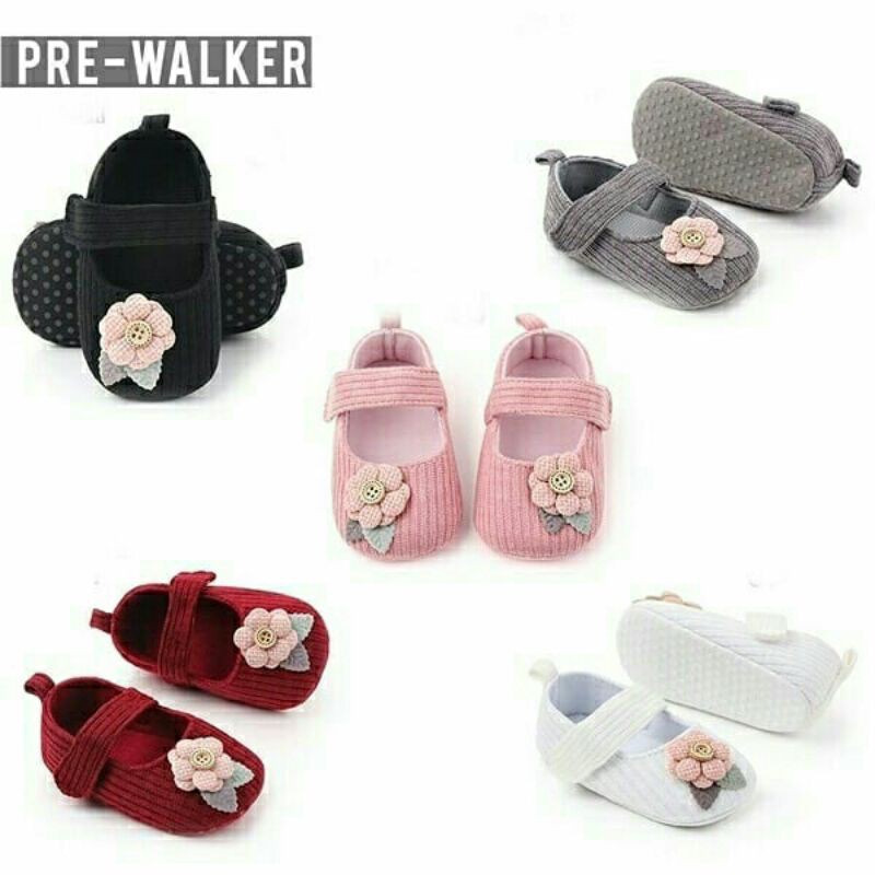 Sepatu Bayi Prewalker - Sepatu Bayi Perempuan S1137